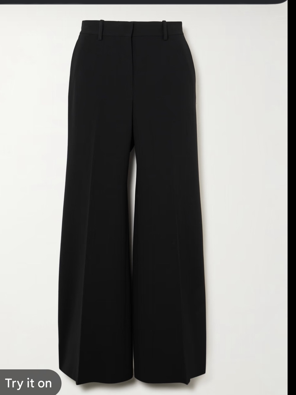 Theory Wide-Leg Black Women's Pants (6)